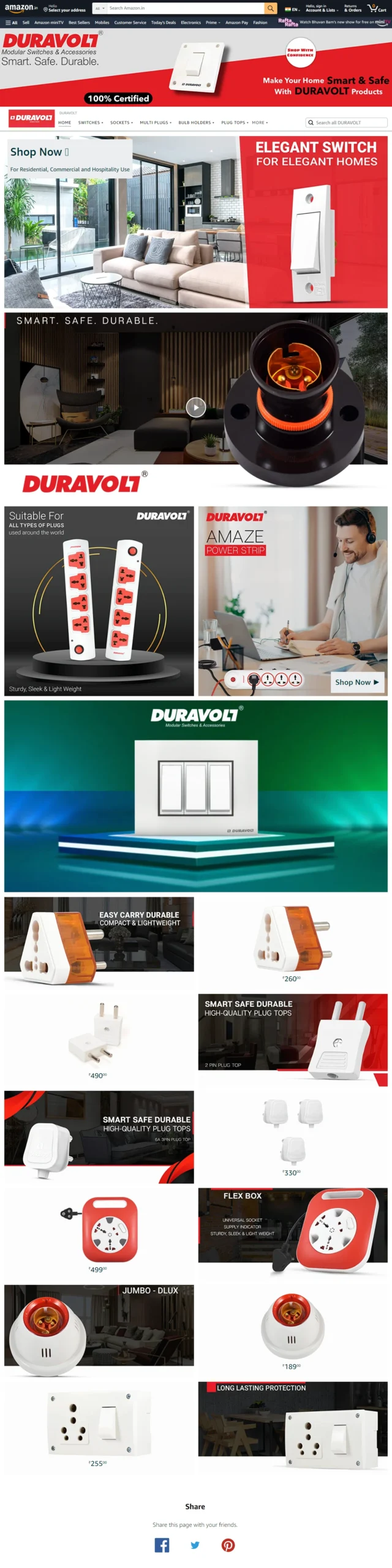 amazon brand store