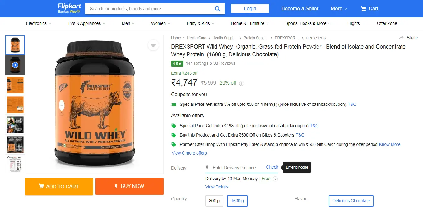 flipkart listing services